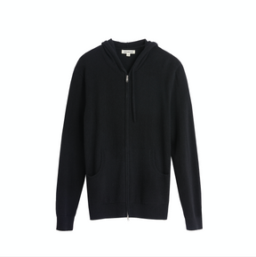 Men's Cashmere Cardigan Hoodie