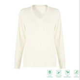 Lightweight Cashmere V-neck Sweater