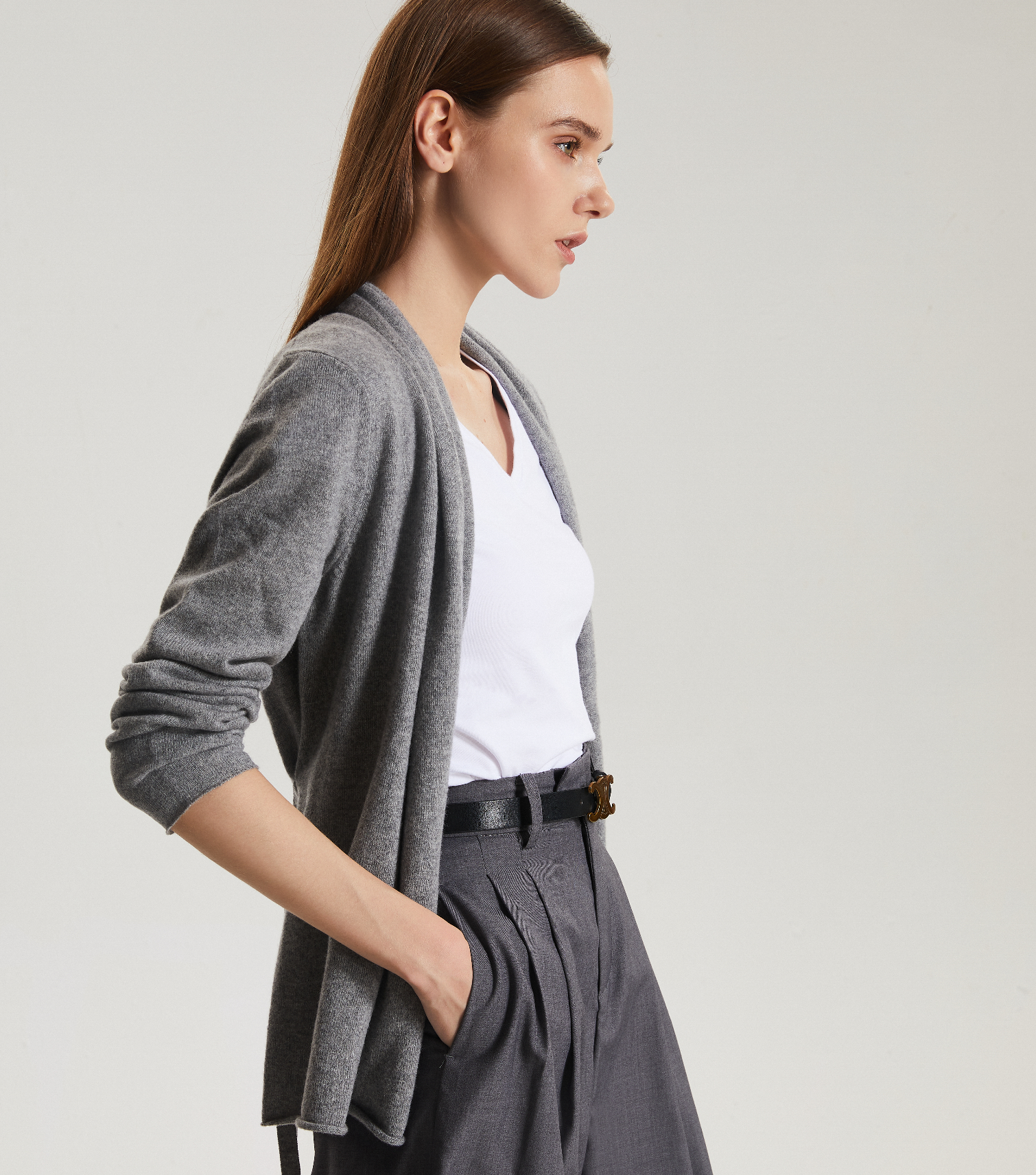 Short Cashmere Cardigan