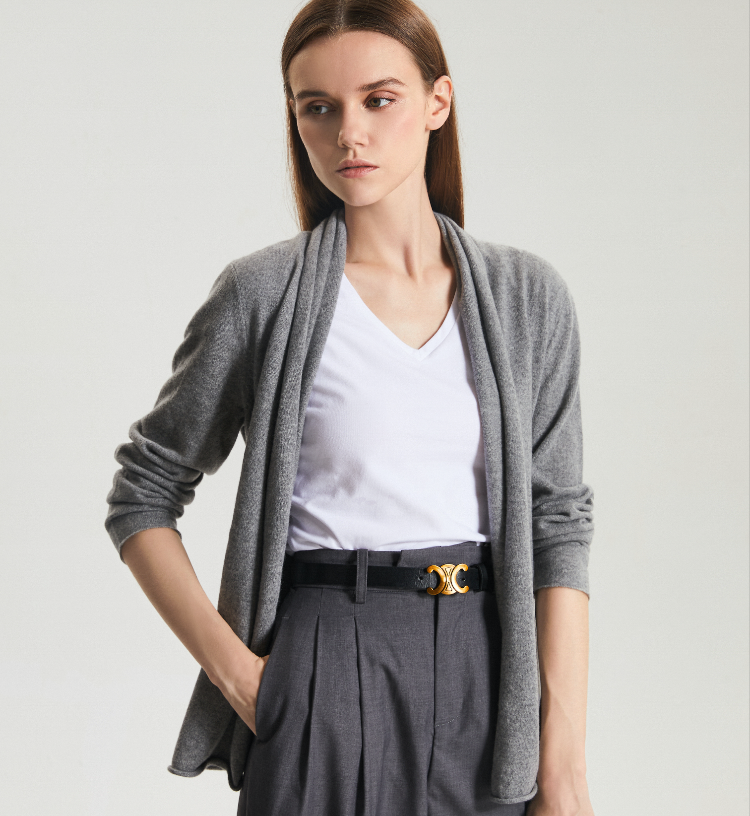 Short Cashmere Cardigan