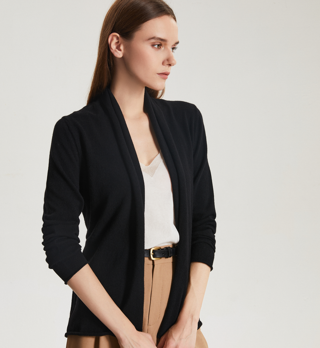 Short Cashmere Cardigan