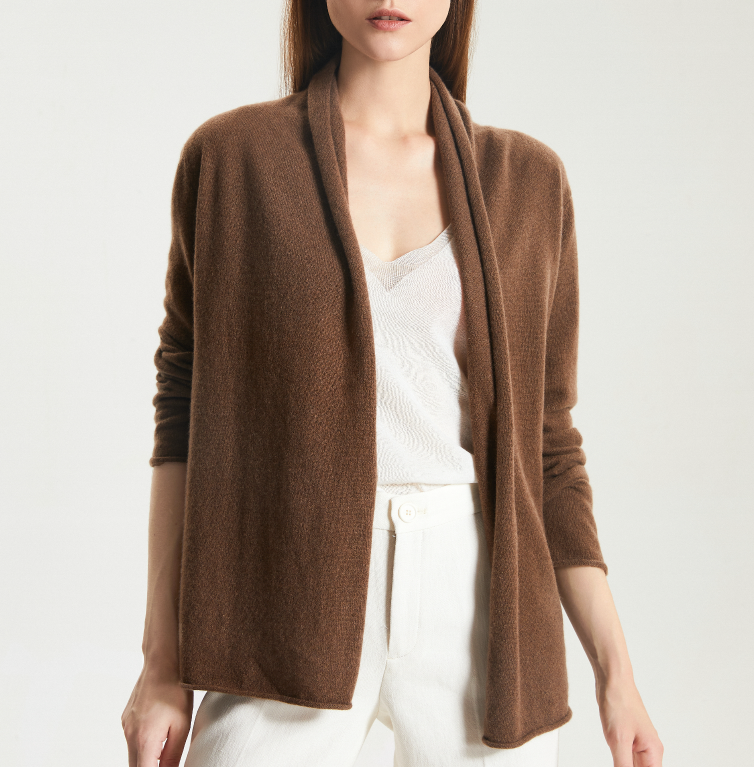 Short Cashmere Cardigan