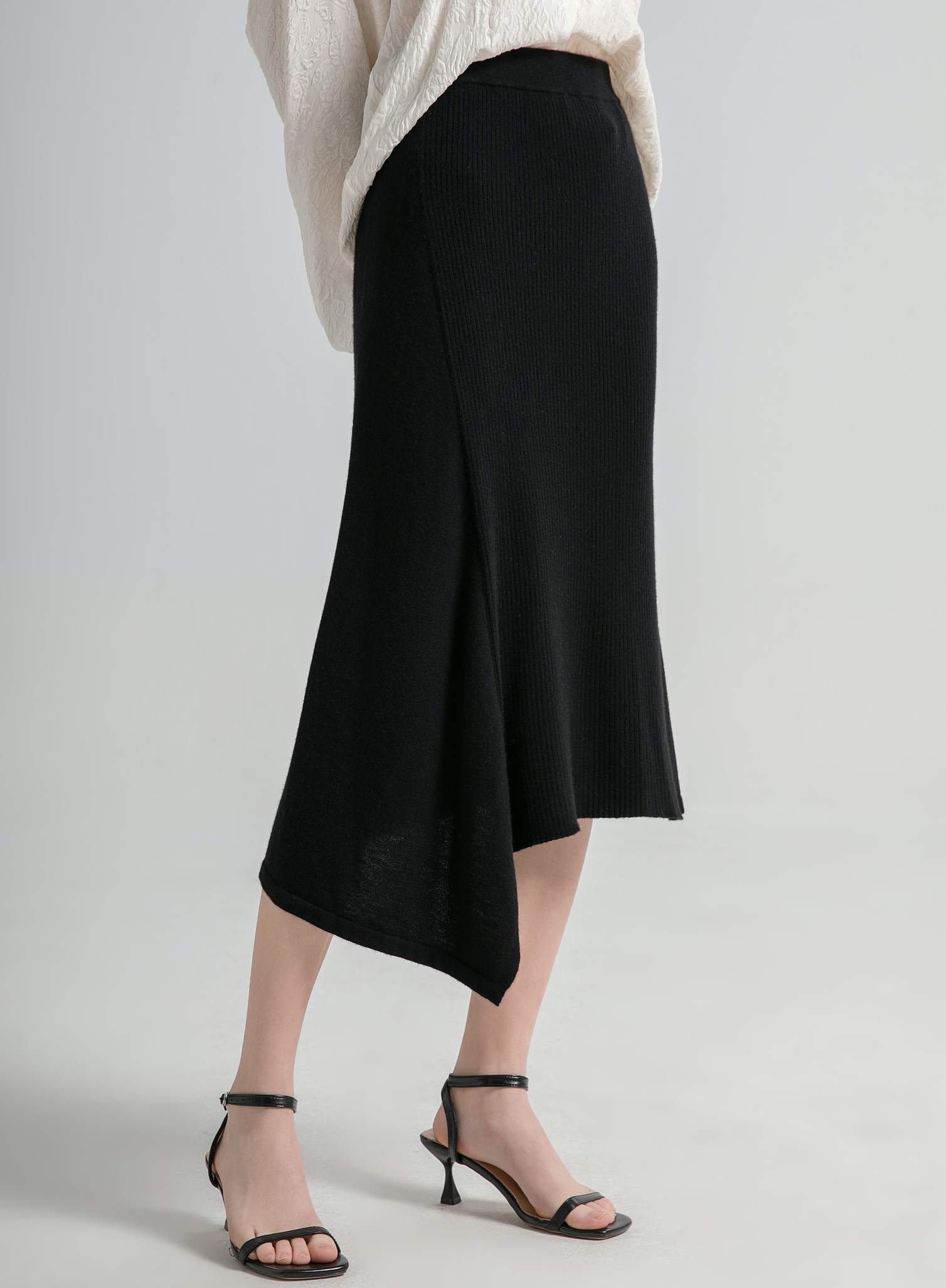 Midi Cashmere Skirt