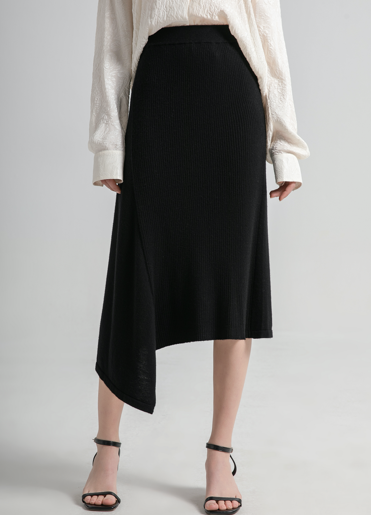 Midi Cashmere Skirt