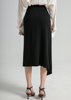 Midi Cashmere Skirt