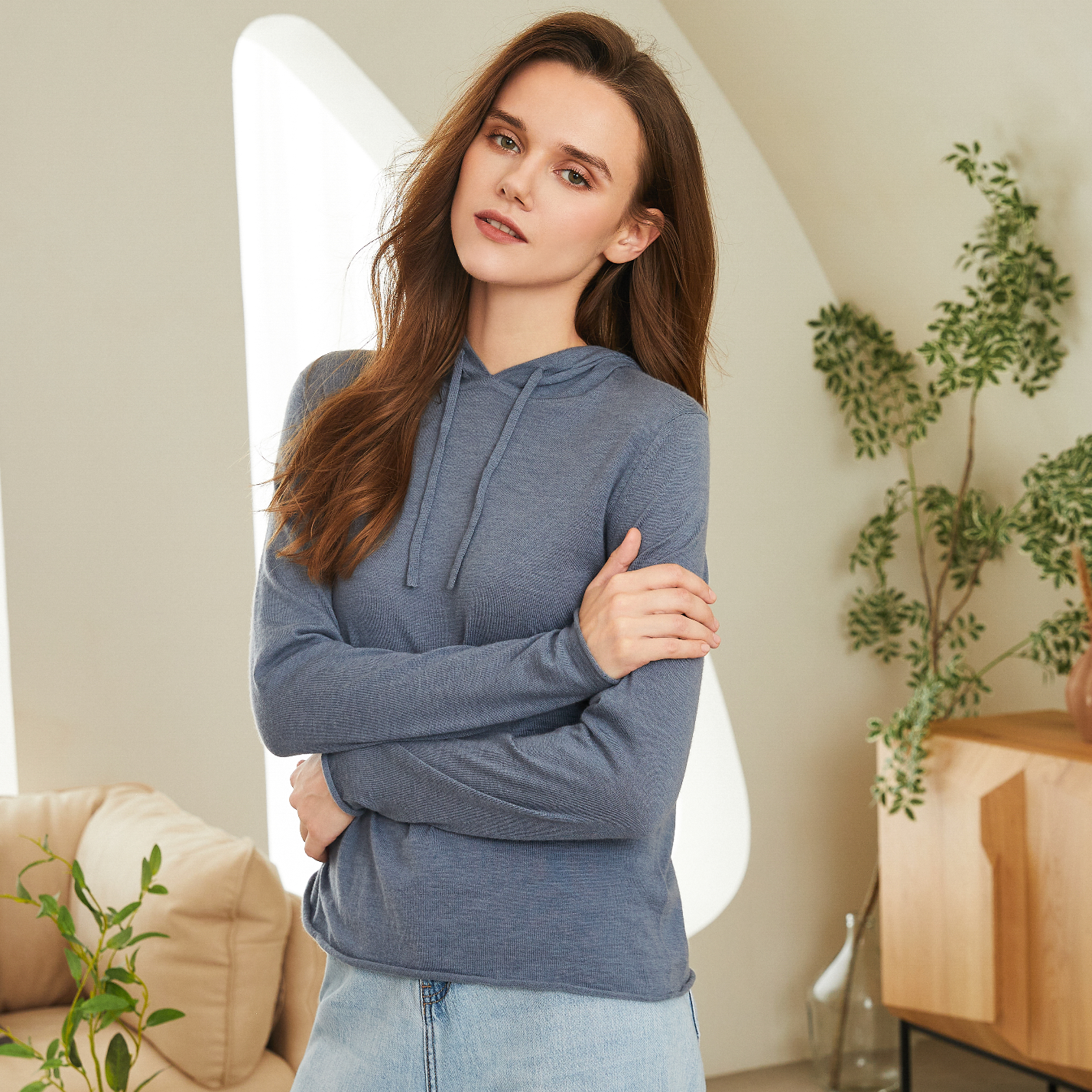 Lightweight Cashmere Hoodie