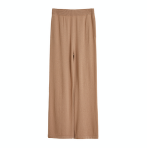 Wide Leg Cashmere Pants