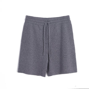 Men's Cashmere Gym Shorts with Pockets