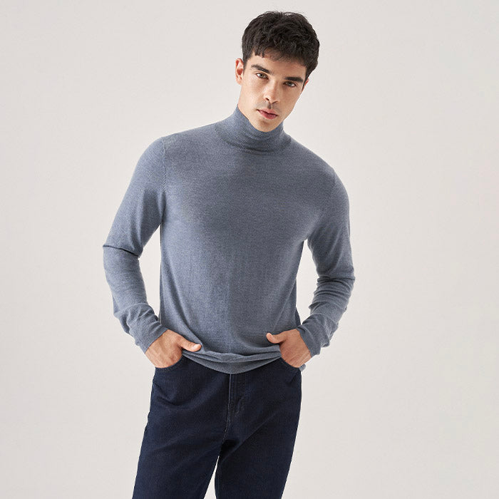 37.5 Cashmere Men's High Neck Cashmere Sweater