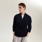 Men's  Mock Neck  Sweater