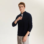 Men's  Mock Neck  Sweater