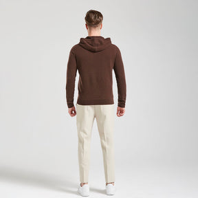 Men's Essential Base Cashmere Hoodie with Pocket