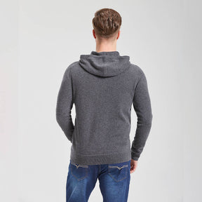 Men's Essential Base Cashmere Hoodie with Pocket