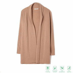 Women's Front Fashion Cardigan Cashmere Coat