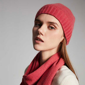 100% Cashmere Beanie & Scarf Set