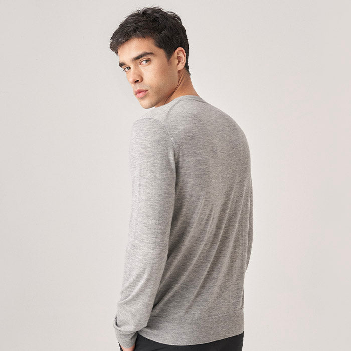 37.5 Cashmere Men’s Timeless o-neck Sweater