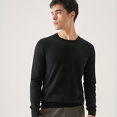 37.5 Cashmere Black Timeless o-neck Sweater