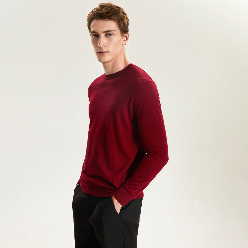 37.5 Cashmere Black Timeless o-neck Sweater