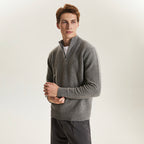 Men's  Mock Neck  Sweater