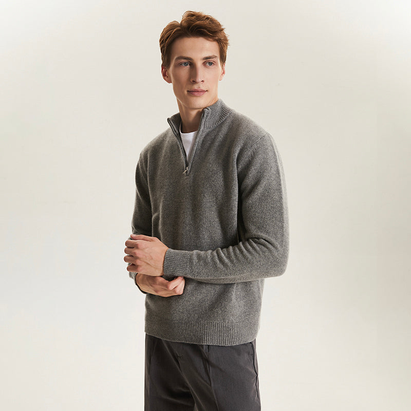 Men's  Mock Neck  Sweater