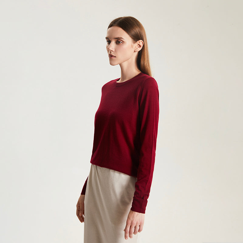 37.5 Cashmere Women’s Timeless o-neck Sweater