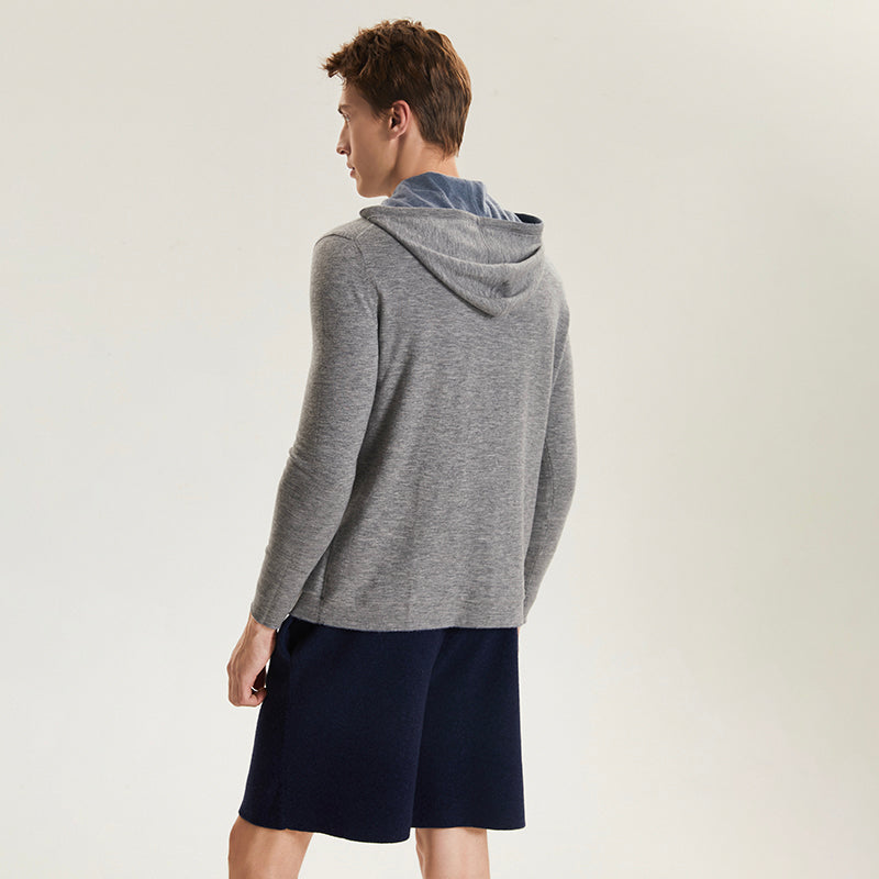 37.5 Cashmere Men's Reversible Hoddie