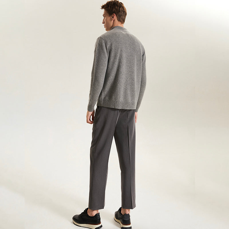 Men's  Mock Neck  Sweater