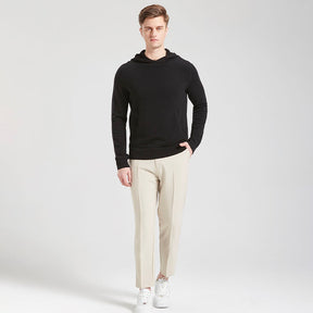 Men's Essential Base Cashmere Hoodie with Pocket