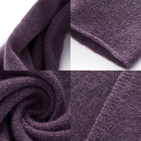 100% Women Pure Cashmere Beanie Hat & Cashmere Scarf Set