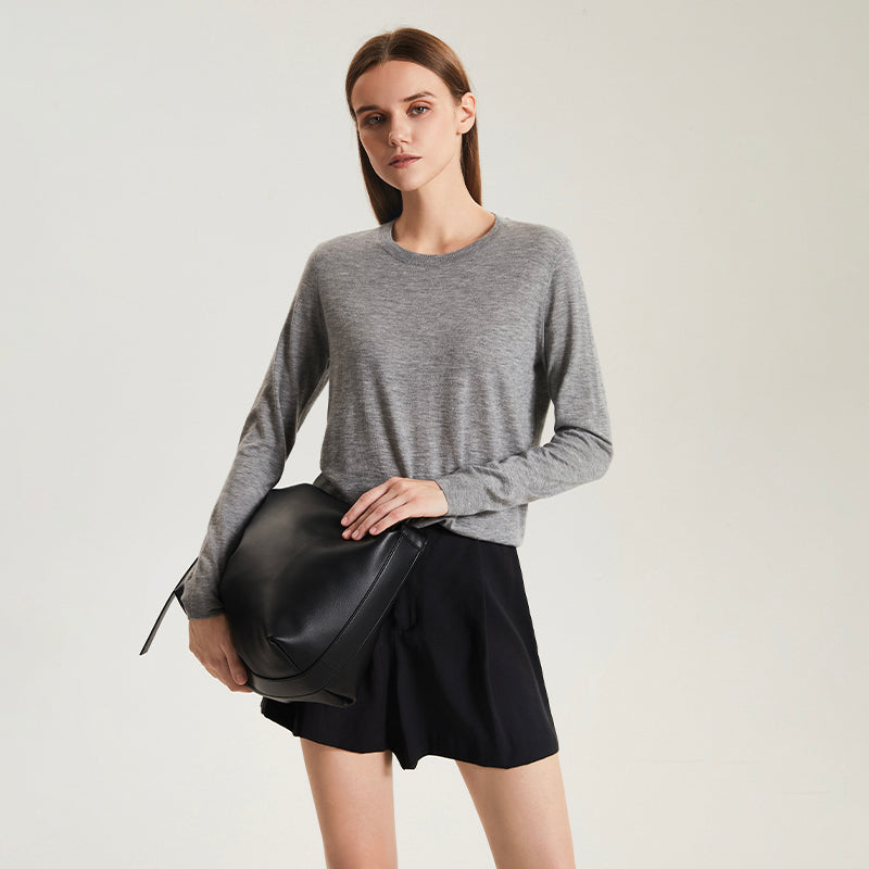 Light Weight Crew-neck Sweater