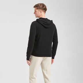 Men's Essential Base Cashmere Hoodie with Pocket