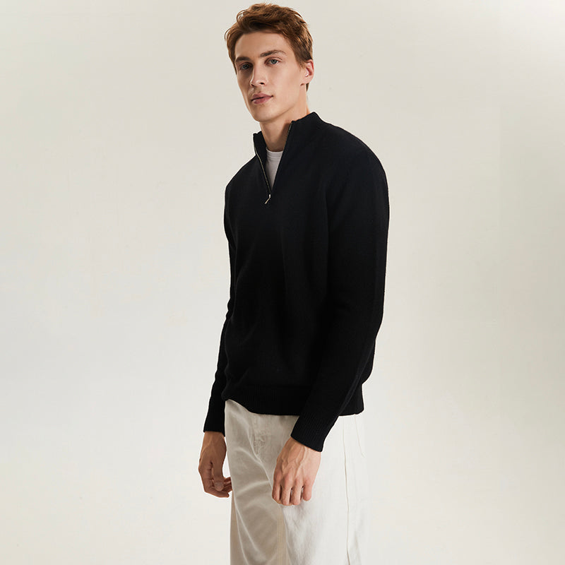 Men's  Mock Neck  Sweater