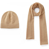 100% Cashmere Beanie & Scarf Set