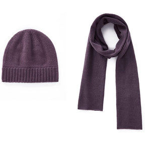 100% Cashmere Beanie & Scarf Set