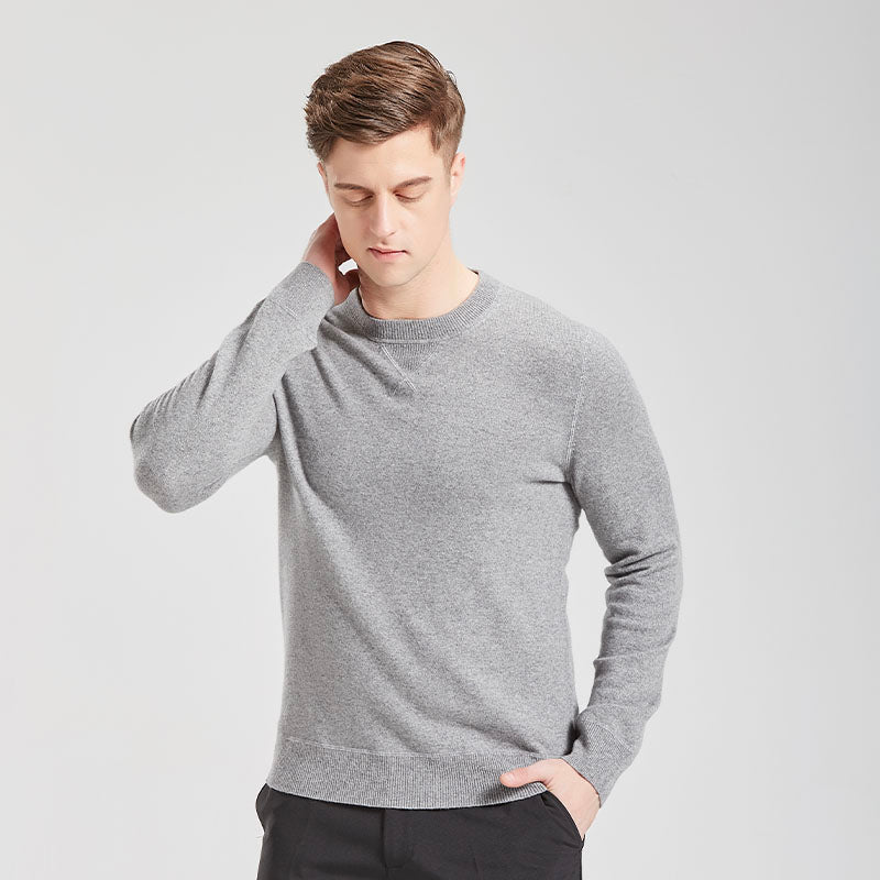 Crewneck Pullover Cashmere Sweater