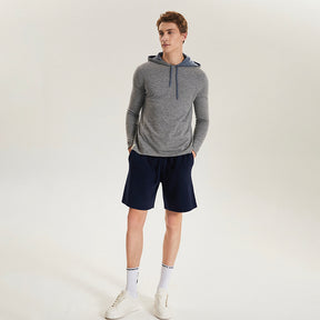 Men's Cashmere Gym Shorts with Pockets