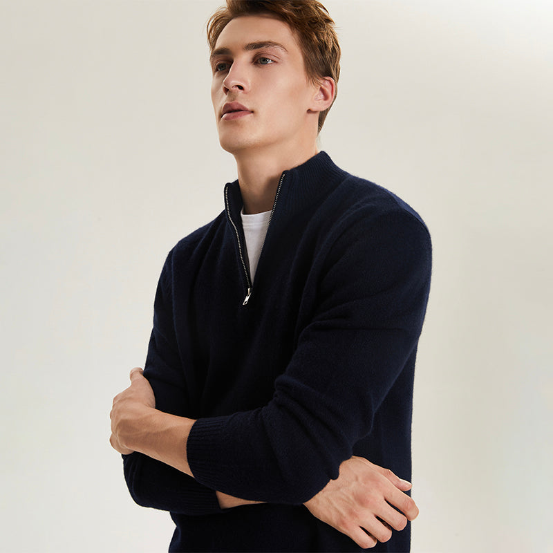 Men's  Mock Neck  Sweater