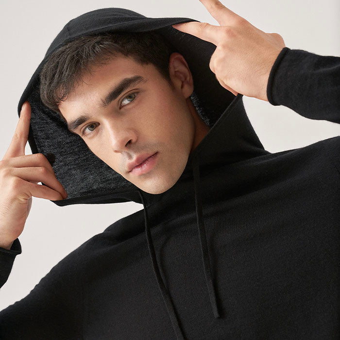 37.5 Cashmere Men’s Single Layer Hoodie