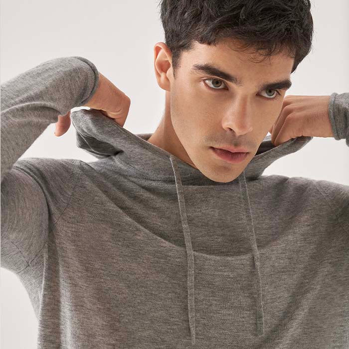 37.5 Cashmere Men’s Single Layer Hoodie