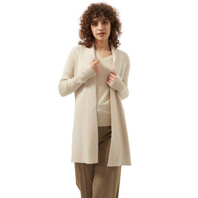 Women's Front Fashion Cardigan Cashmere Coat