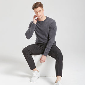 Crewneck Pullover Cashmere Sweater