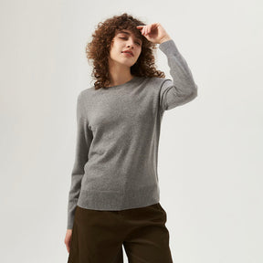 Essential Crewneck Cashmere Sweater (50% Recycled)