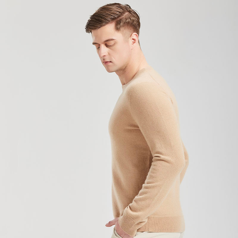 Crewneck Pullover Cashmere Sweater